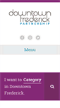Mobile Screenshot of downtownfrederick.org